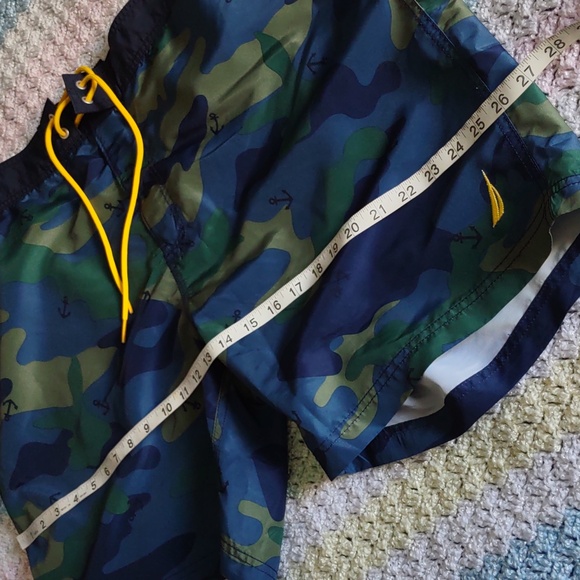 Nautica XXL Camo Swim Shorts Trunks - Picture 10 of 15